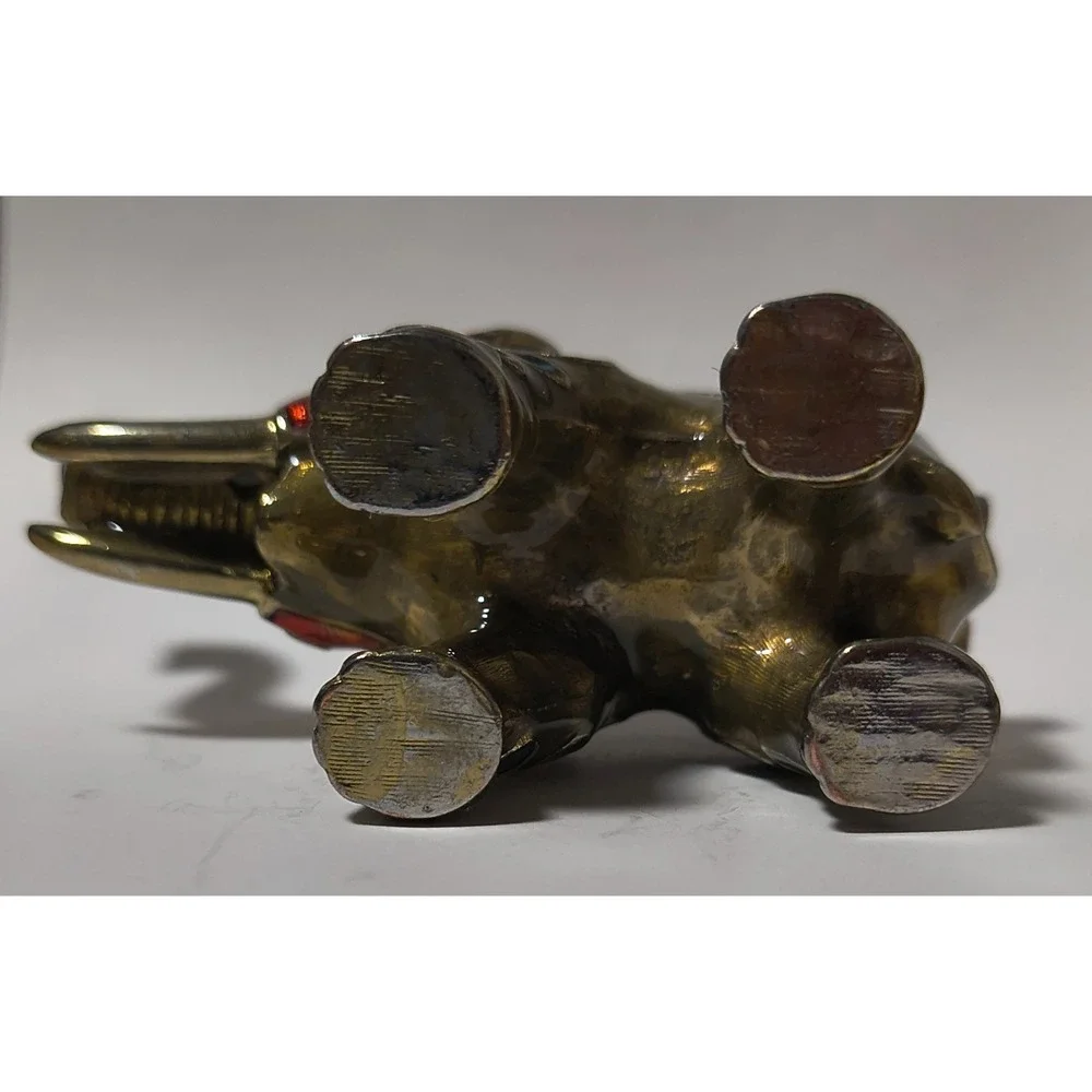 Trinket Elephant Box Magnetic Closure,‎ Multicolor Rhinestones, 2.5